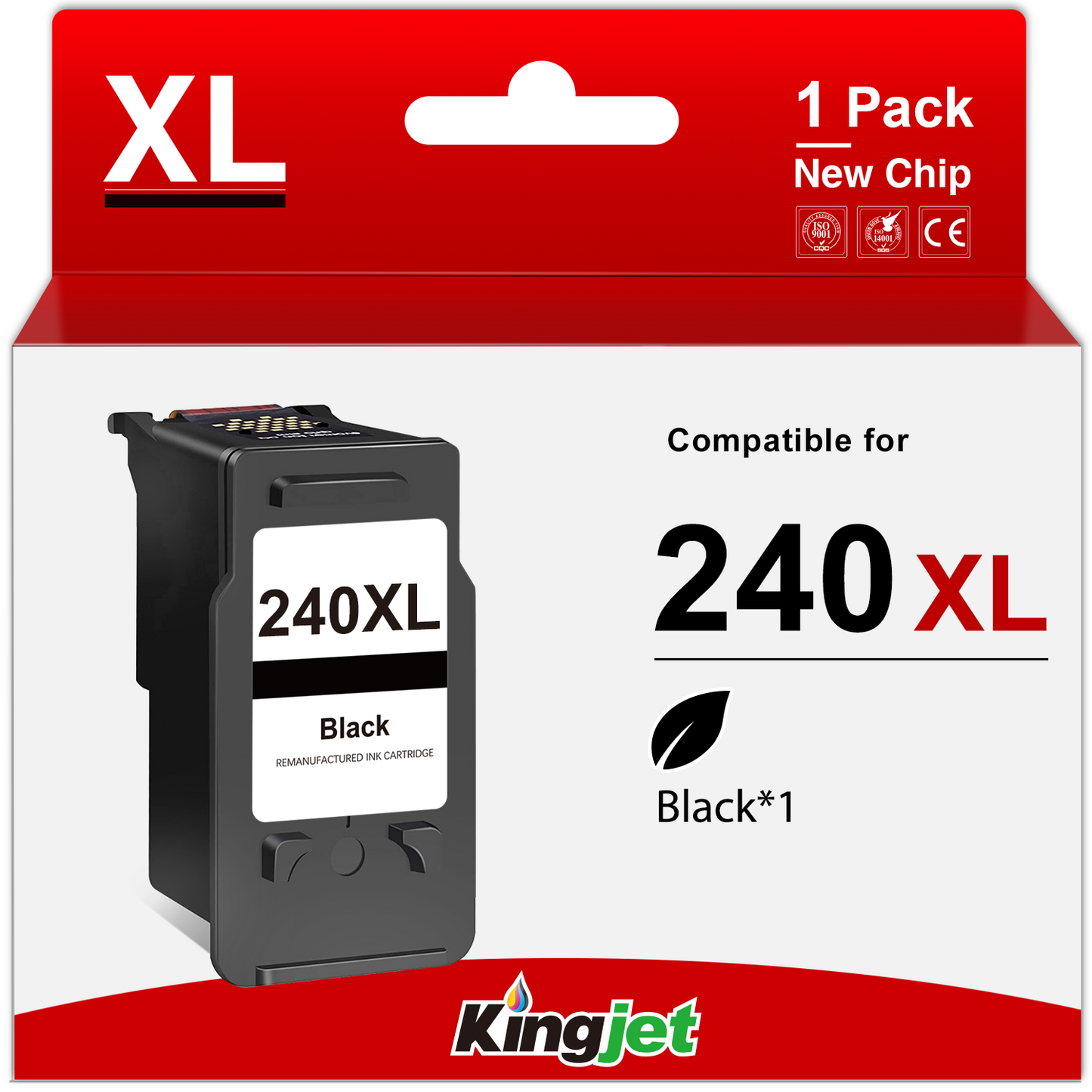240XL Black Ink Cartridge for Canon Ink 240 for Canon PG 240 Ink Cartridge (1 Pack)
