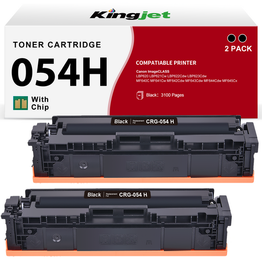 054H CRG-054H Toner Replacement for Canon 054H Black Toner Cartridge for LBP622Cdw MF644cdw MF641Cdw Printer (Black)
