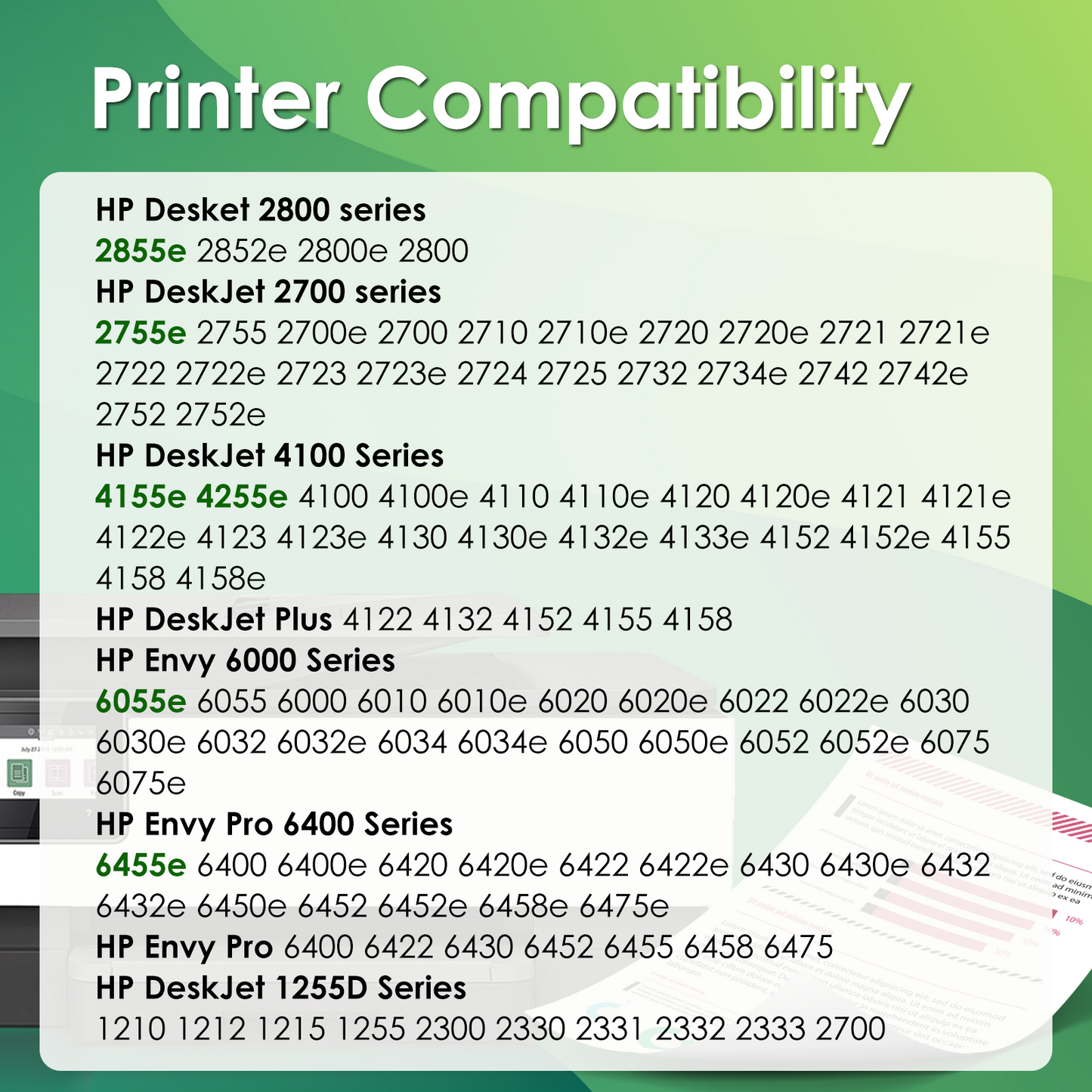 67 Black Ink Compatible for HP 67XL Black Ink Cartridge for HP 67 Ink Cartridge (1 Pack)