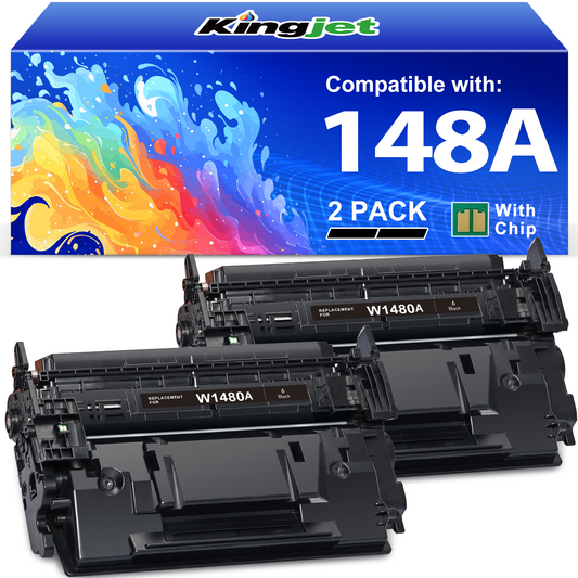 148A Toner Cartridges Black Compatible for 148A Toner (2 Black)